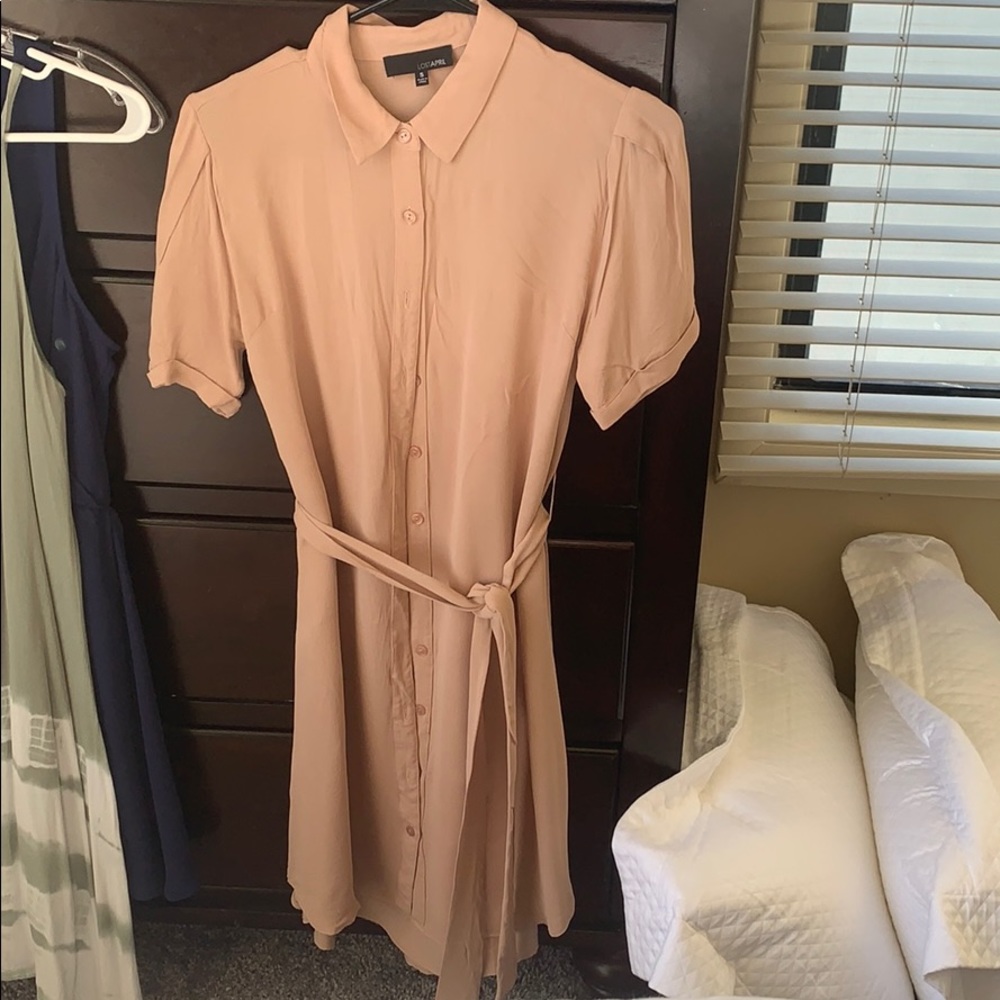 COPY - Vici Nude/Blush Dress